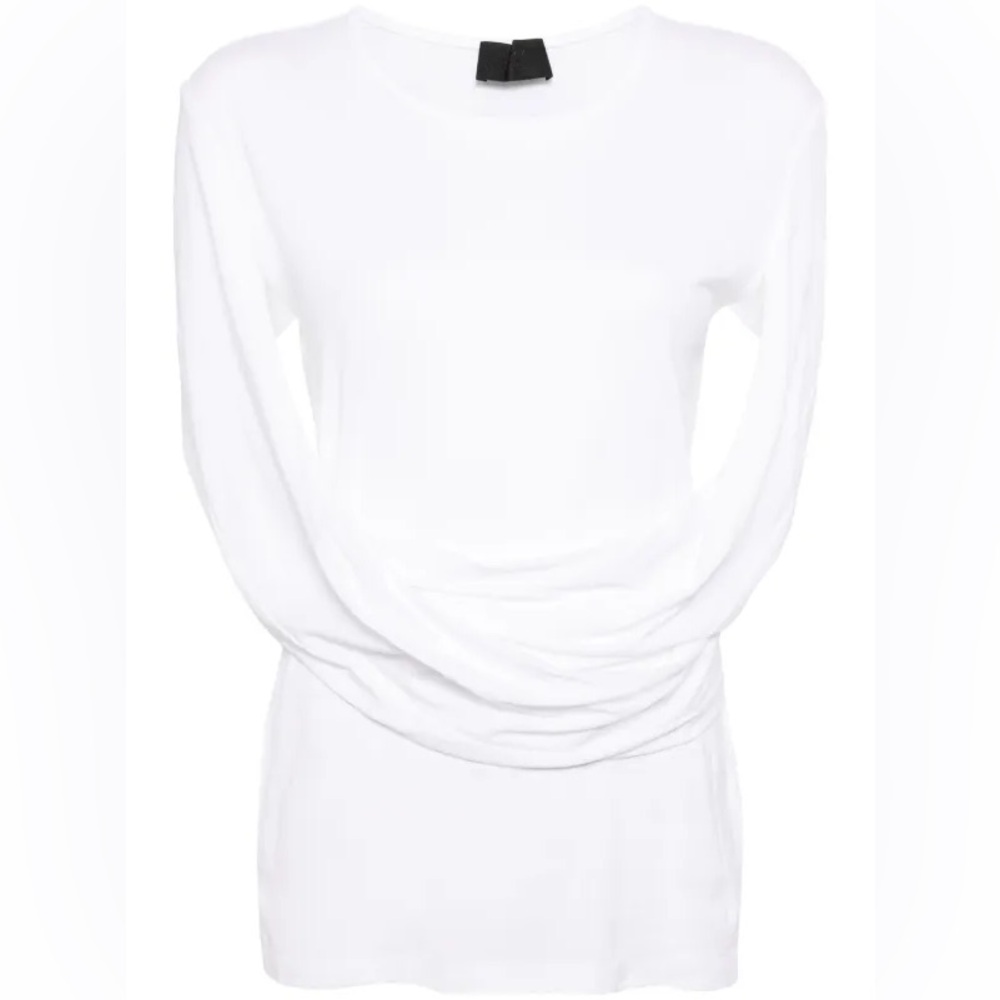 Puppets And Puppets Straightjacket cotton top White Designer New Without Tag M
